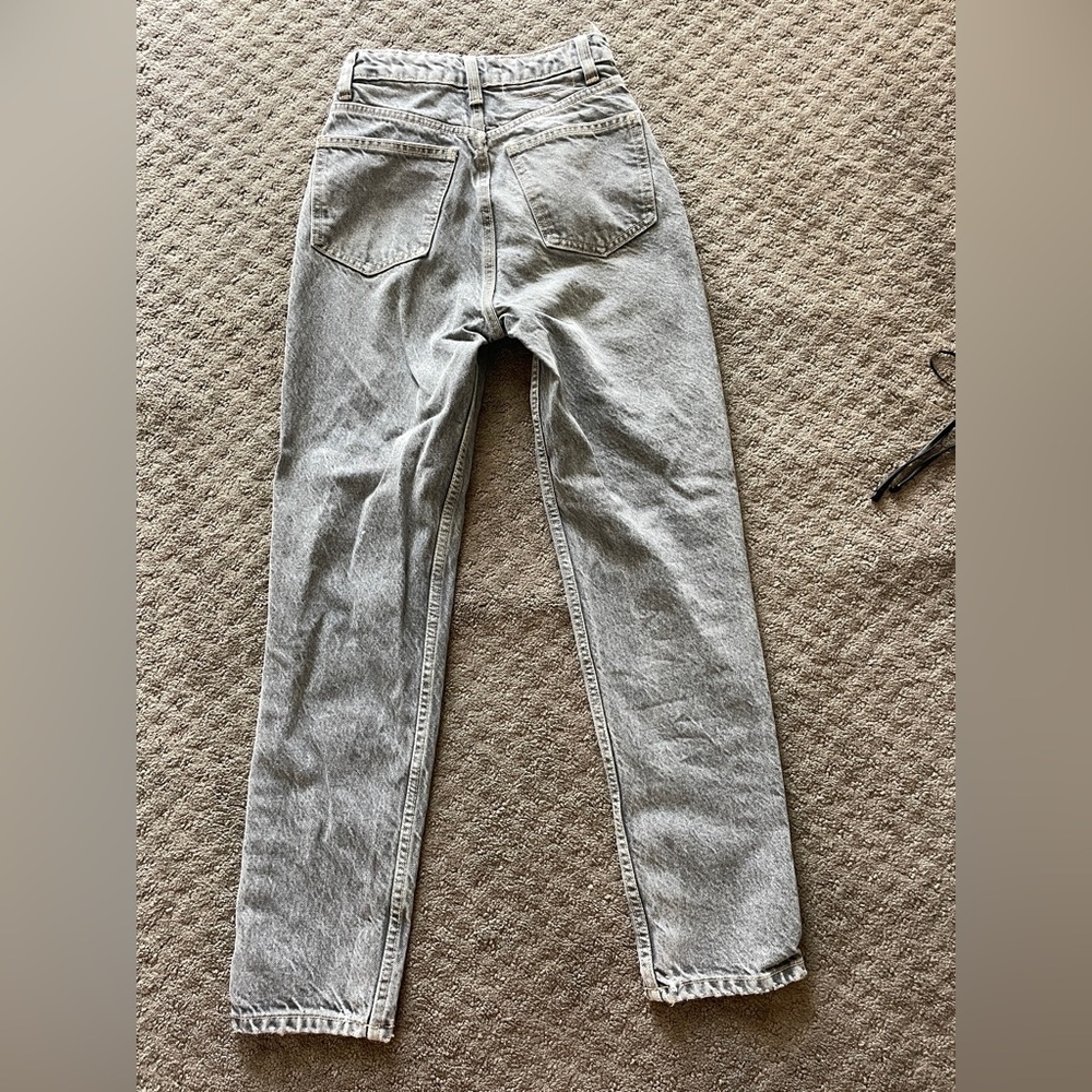 Gray Zara Straight Leg Jeans!